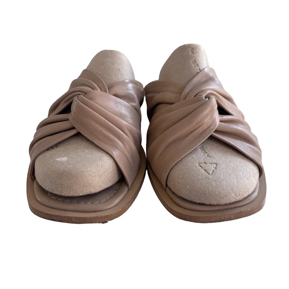Saint G Women’s Tan Leather Sandals Sz 39